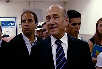 Israelin pääministeri Ehud Olmert