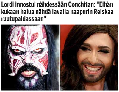 Lordi ja Conchita 2014